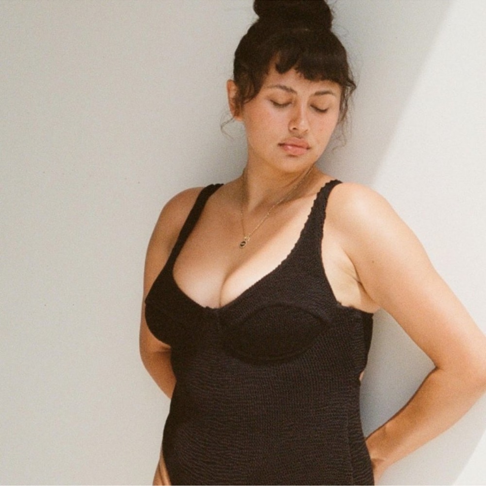 Black One Piece Swimsuit